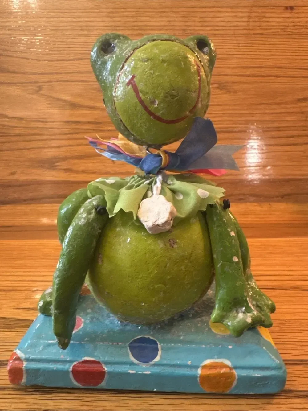 Penny McAllister Frog Bobble head 2007 6.5”